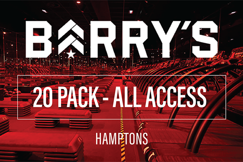 All Access 20-Pack: Barry's Hamptons Locations